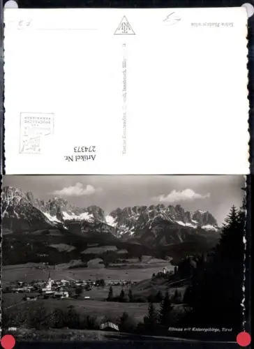 274373,Ellmau Totale m. Kaisergebirge Bergkulisse