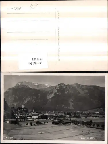 274381,Rattenberg Totale Bergkulisse