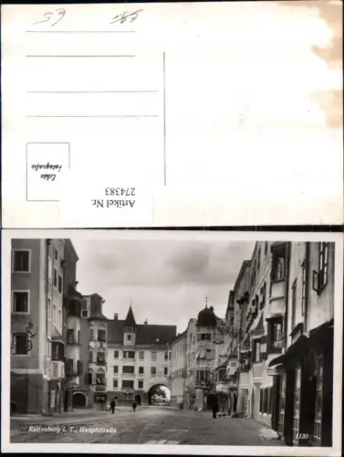 274383,Rattenberg in Tirol Hauptstraße Straßenansicht