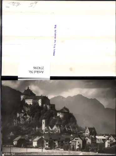 274396,Kufstein Teilansicht m. Festung Bergkulisse