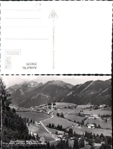 294539,Hinterthiersee Totale m. Ackeralm u. Sonnwendjoch Bergkulisse b. Kufstein