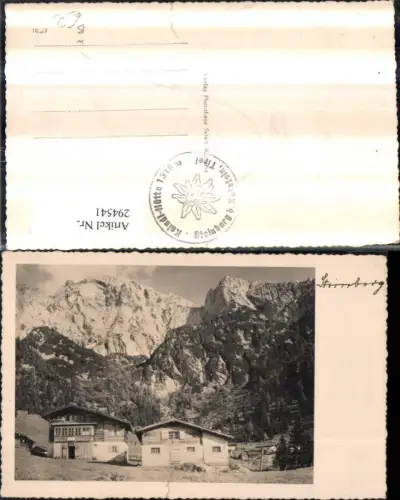 294541,Steinberg b. Kufstein Hütten Bergkulisse