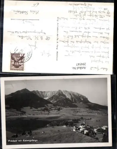294547,Walchsee Totale m. Kaisergebirge Bergkulisse