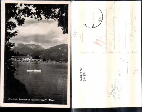 294574,Gasthof Strandbad Stimmersee b. Langkampfen Bergkulisse