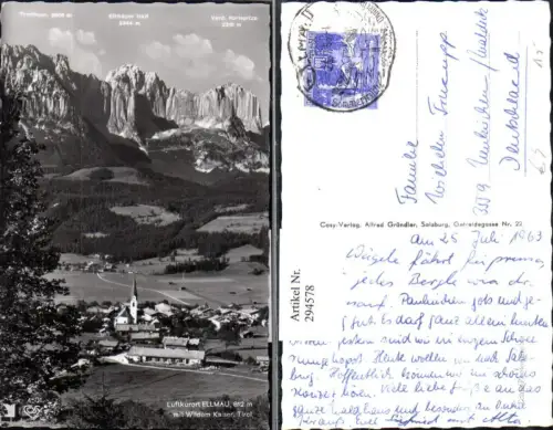 294578,Ellmau Totale m. Wildem Kaiser Bergkulisse pub Cosy 4501