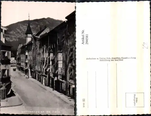 294581,Rattenberg am Inn Straßenansicht Erker