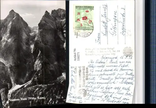 330271,Wilder Kaiser Steinerne Rinne b. Ellmau Bergkulisse