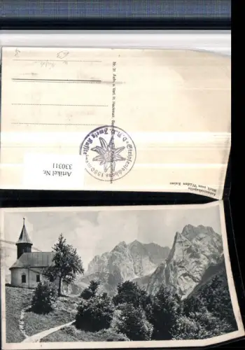 330311,Antoniuskapelle Kapelle b. Kufstein m. Wilden Kaiser Bergkulisse