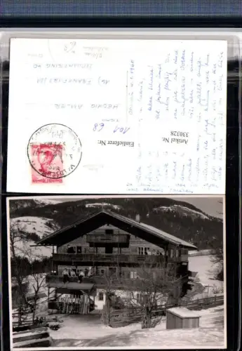 330328,Oberau Wildschönau Hausansicht Ski Winterbild