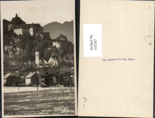 335247,Kufstein Teilansicht m. Festung