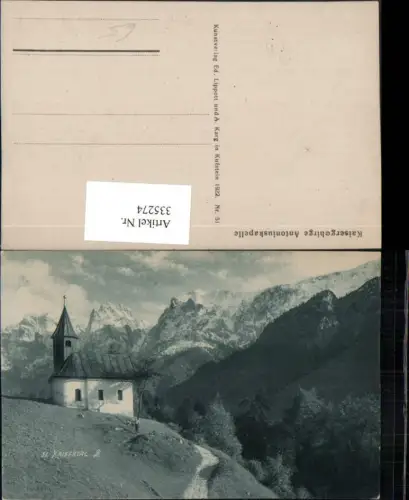 335274,Kaisertal St. Antoniuskapelle b. Kufstein Bergkulisse