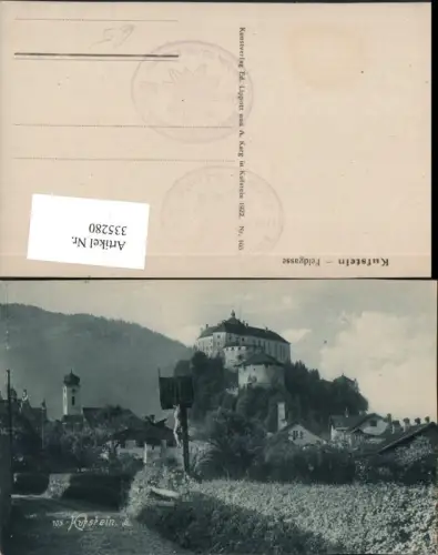 335280,Kufstein Teilansicht Feldgasse m. Festung Wegkreuz