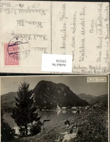 335318,Walchsee Teilansicht See Partie