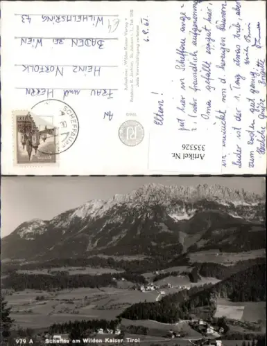 335326,Scheffau am Wilden Kaiser Totale Bergkulisse