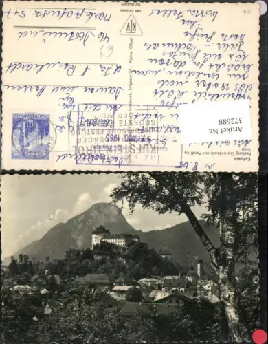 372688,Kufstein Teilansicht m. Festung Geroldseck geg. Pendling