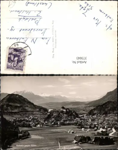 373043,Kufstein Totale geg. Süden Bergkulisse