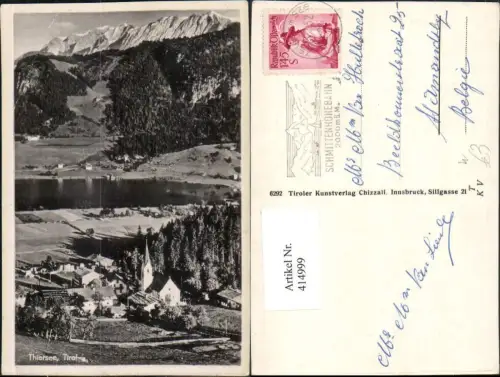 414999,Thiersee Totale See Bergkulisse