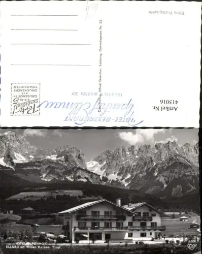 415016,Ellmau am Wilden Kaiser Hotel Alpenhof Bergkulisse pub Cosy 4531