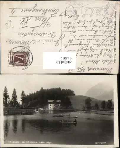 415037,Krummsee See b. Kramsach Boote