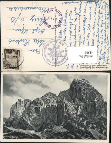 415051,Stripsenjoch m. Predigtstuhl Fleischbank u. Totenkirchl b. Ebbs Bergkulisse