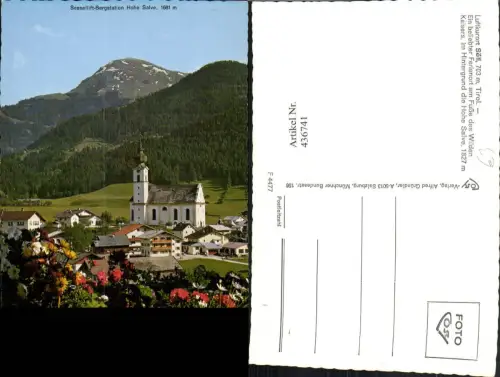 436741,Söll Totale m. Hohe Salve Bergkulisse