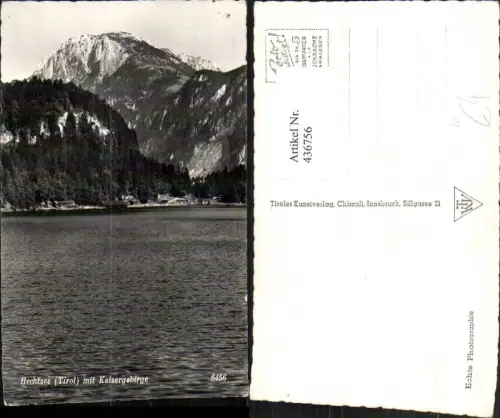 436756,Hechtsee See b. Kufstein m. Kaisergebirge Bergkulisse