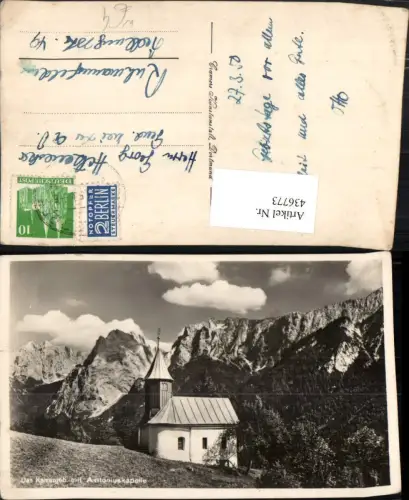 436773,Antoniuskapelle Kapelle im Kaisertal b. Ebbs Bergkulisse