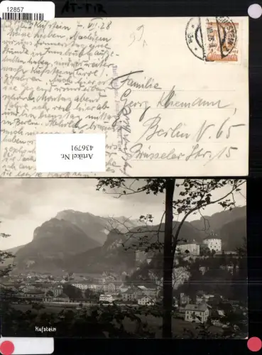436791,Kufstein Teilansicht m. Bahnhof Festung Bergkulisse pub Foto Adolf Nachbaur
