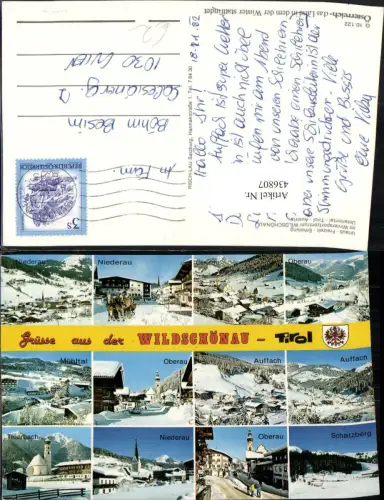 436807,Wildschönau Oberau Auffach Niederau Mühltal Schatzberg Mehrbildkarte