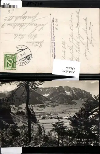 436836,Walchsee Totale m. Zahmen Kaiser Bergkulisse