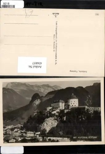 436857,Kufstein Teilansicht m. Festung Geroldseck