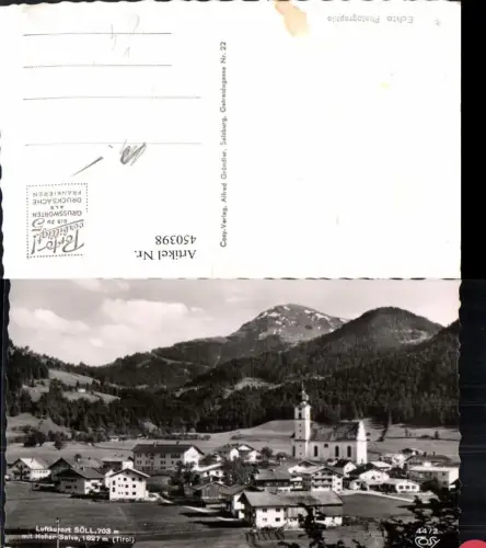450398,Söll Totale m. Hoher Salve Bergkulisse pub Cosy 4472