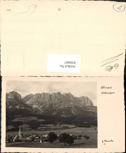450407,Ellmau Totale Bergkulisse
