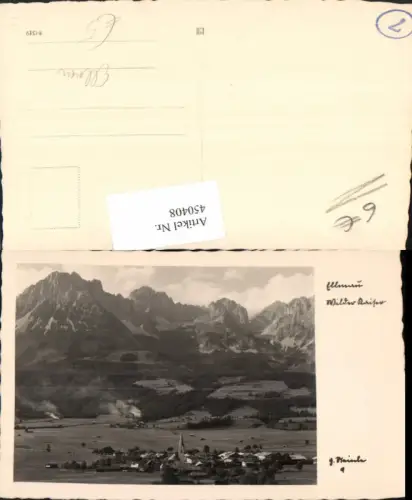 450408,Ellmau Totale m. Wilden Kaiser Bergkulisse