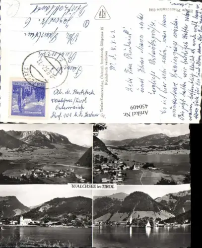 450409,Walchsee in Tirol Totale See Mehrbildkarte