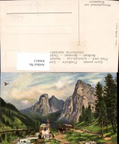 450412,Künstler AK Hinterbärenbad b. Kufstein pub Theo Stroefer 590