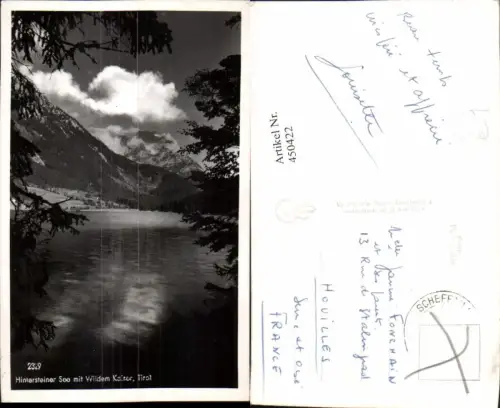 450422,Hintersteinersee See b. Scheffau m. Wilden Kaiser Bergkulisse