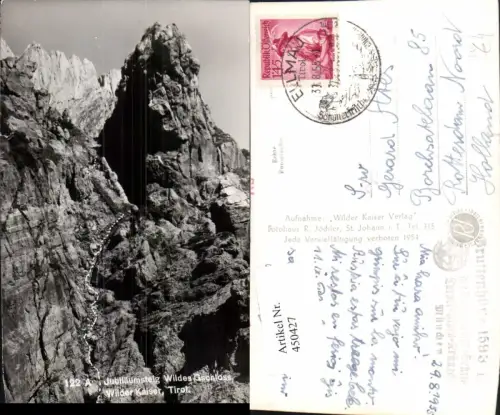 450427,Wilder Kaiser Jubiläumssteig Wildes Gschloss b. Ellmau