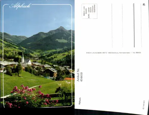 454410,Alpbach Totale Bergkulisse