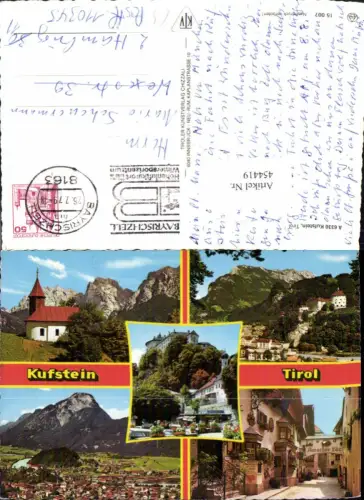 454419,Kufstein Totale Festung Kapelle Auracher Löchl Mehrbildkarte