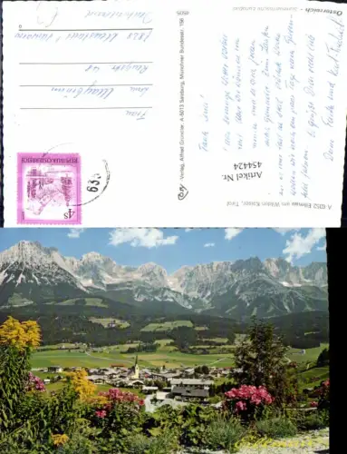 454424,Ellmau am Wilden Kaiser Totale Bergkulisse