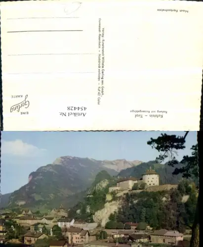 454428,Kufstein Teilansicht Festung Geroldseck m. Kaisergebirge Bergkulisse