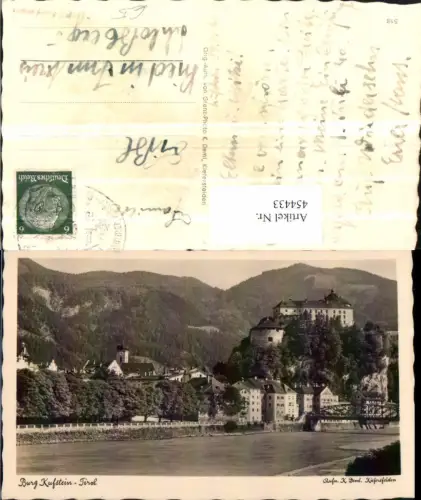 454433,Kufstein Teilansicht m. Burg Festung Geroldseck
