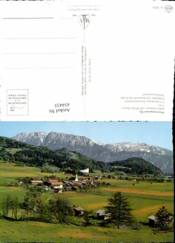 454435,Erl in Tirol Totale geg. Zahmen u. Wilden Kaiser Bergkulisse