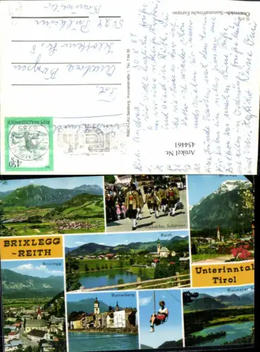 454461,Brixlegg Reith Totale Alpbacher Schützen Sessellift Mehrbildkarte