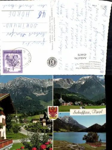 454478,Scheffau am Wilden Kaiser Totale See Bergkulissen Mehrbildkarte