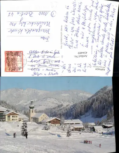 454489,Auffach Wildschönau Teilansicht Winterbild