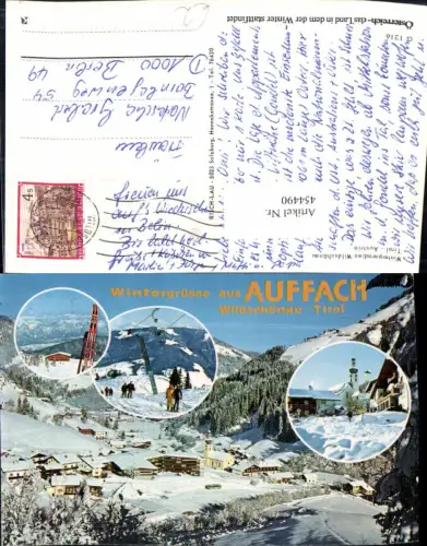 454490,Auffach Wildschönau Totale Skilift Winterbilder Mehrbildkarte
