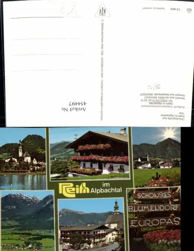 454497,Reith im Alpbachtal Totale Strandbad Mehrbildkarte