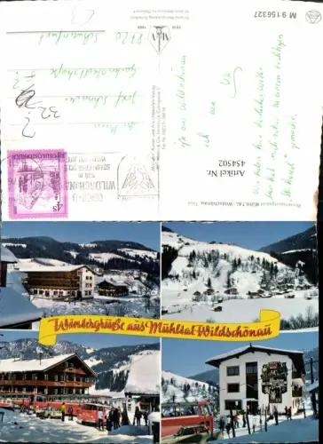454502,Mühltal Wildschönau Totale Autobusse Busse Mehrbildkarte